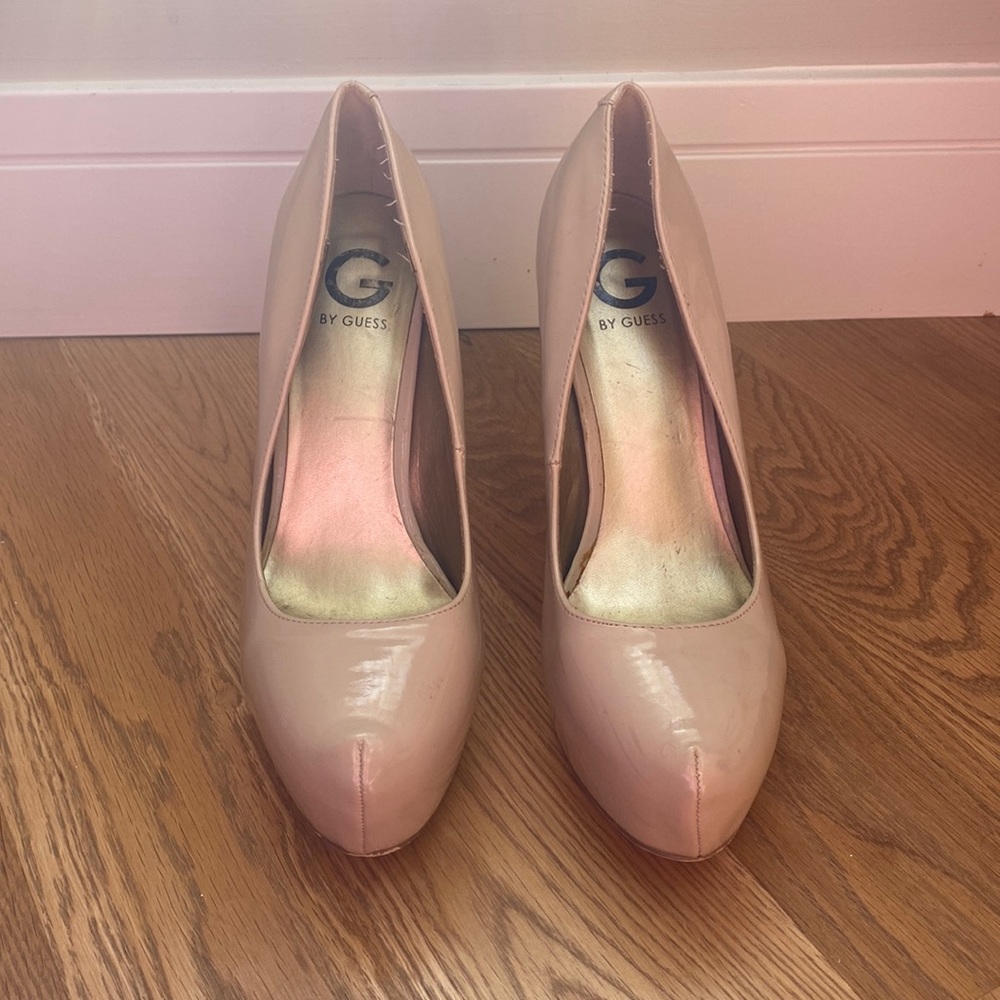 Guess Nude Heels (size 9.5)